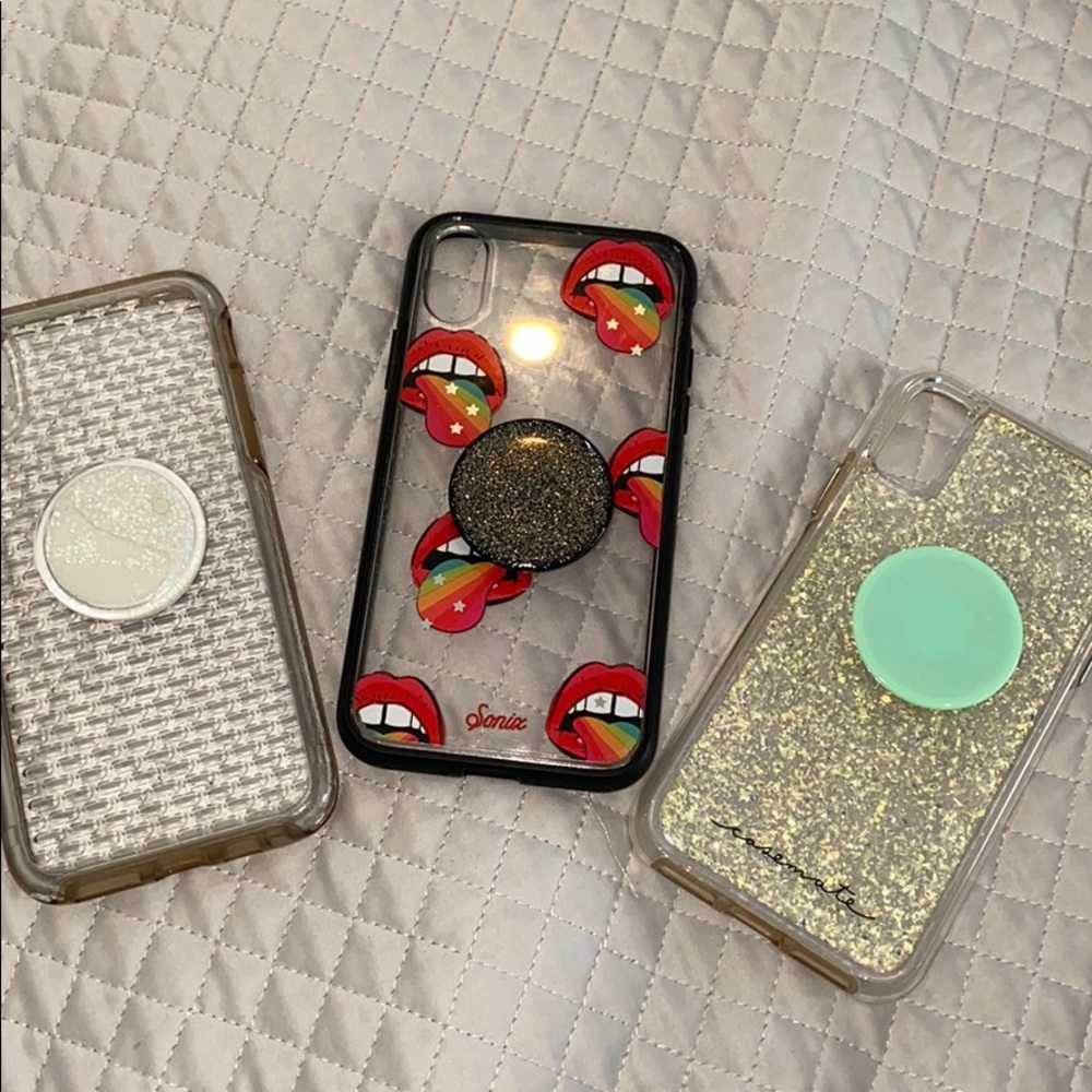IPHONE X/XS case all 3 for 35$